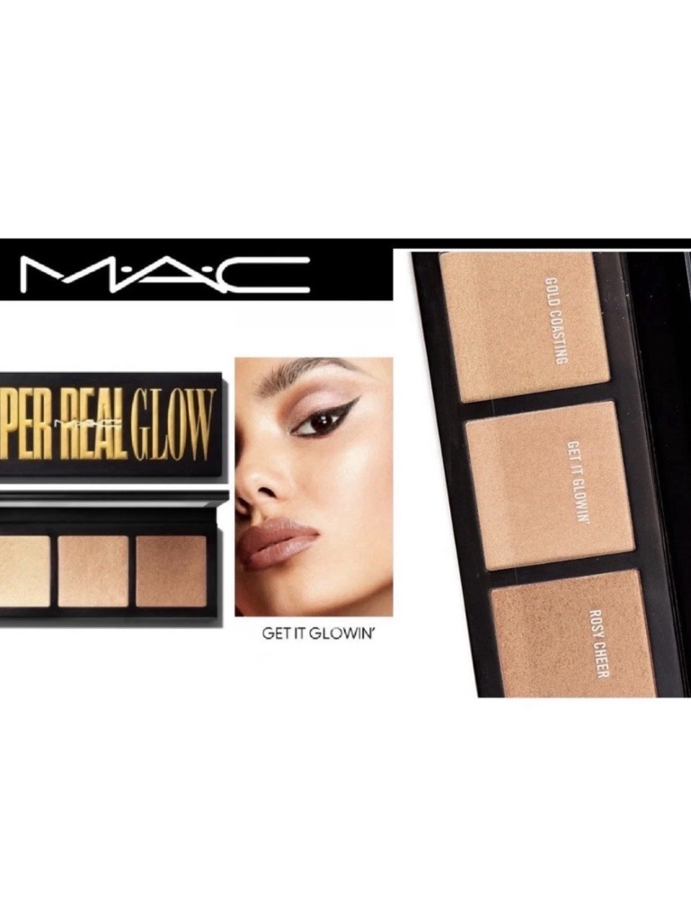 MAC Cosmetics Super Real Glow Bronzer & Contour Palette - Get it Glowin’